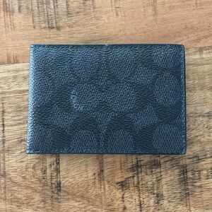 Coach Leather Billfold Wallet